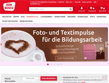 Tablet Screenshot of donbosco-medien.de